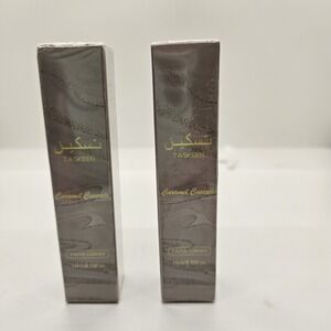 Paris Corner Taskeen Caramel Cascade Perfume Oil 10ml Roll-On • New Sealed 2pk